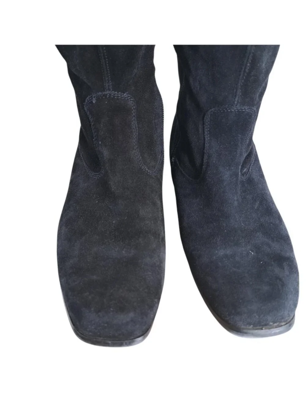 Paul Green Pull On Suede Over the Knee Riding Boots Size UK 6.5 US 9 Goth Pirate